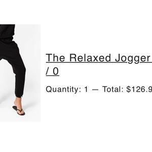 Tkees Black Jogger Size 0